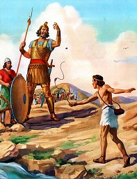 Davids kamp mot jätten Goliat